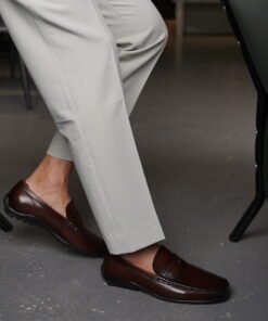 Alternative view of Driving Loafer – Flexible Brown Leather