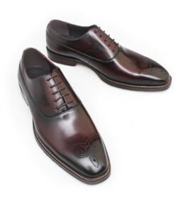 Alternative view of Wingtip Derby – Tan Burnished Leather