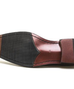 Alternative view of Medallion Toe Oxford – Dark Brown Leather